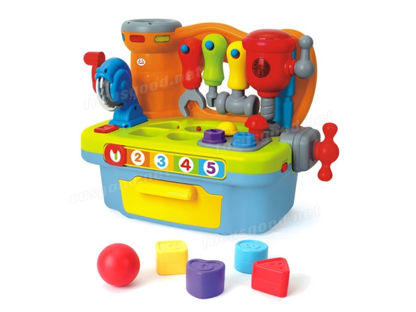 Little Engineer Multifunctional Musical Learning Toy Tool Workbench For Kids
