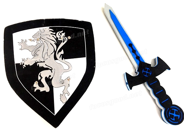 BLUE NINJA WARRIOR SWORD / KNIFE SET
