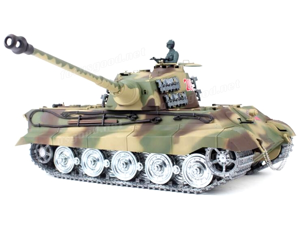 Details about   US Stock Henglong 1/16 Plastic German King Tiger Static Tank 3888A without RC 